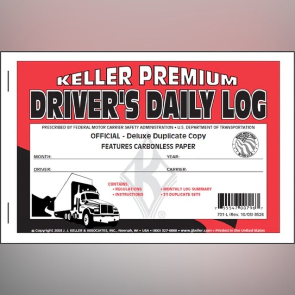 Kepler’s Premium Driver’s Daily Log books. 24 booklets. Brand new, unused.